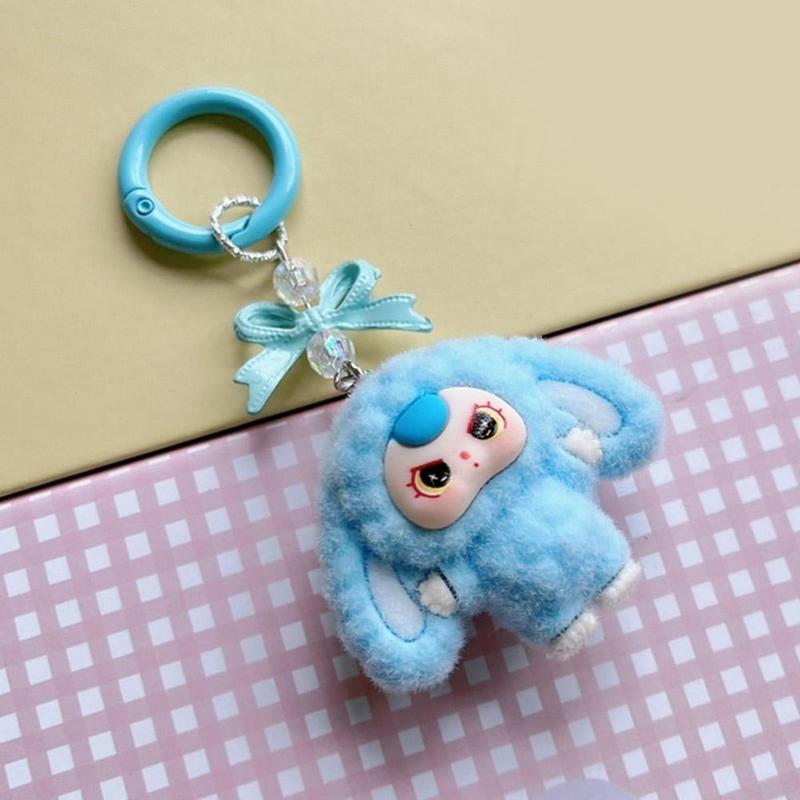 Mặt Dây Chuyền Túi Thắt Nút Hình Bướm, Móc Chìa Khóa Hoạt Hình, Búp Bê 3D, Thích Hợp Để Trang Trí Ba Lô Học Sinh 3