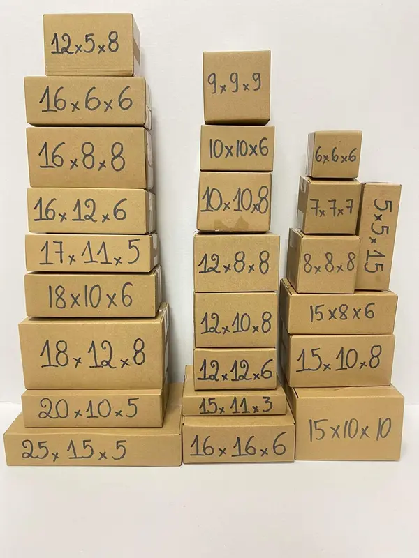 Size 20x15x10 cm _ combo 50c_ Thùng Carton Đóng Hàng, Đóng Mỹ Phẩm, Hộp Cứng Cáp 5