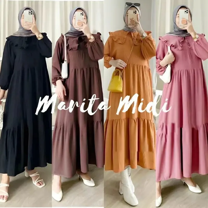 COD MARITA MIDI DRESS JUMBO POLOS 0
