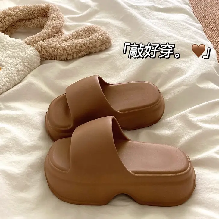 Dép Lê Nữ, Đế Dày, Tăng Chiều Cao, Trang Phục Mùa Hè, Có Thể Đeo Được Và Hợp Xu hướng, Siêu Hot, Dễ Phối Đồ, Dép Dày Chống Trượt, Cho Nữ, Năm 2024
