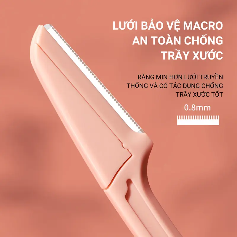 Bộ 3 Dao Cạo Lông Mày KIYE Đa Năng Dạng Gập An Toàn Dễ Sử Dụng 2