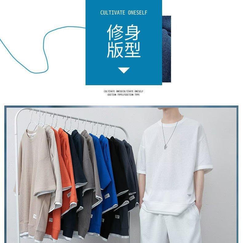 Product Introduction of Bộ Đồ Thể Thao, Chất Liệu Bánh Quế, Dành Cho Nam Giới, Mặc Mùa Hè, Thiết Kế Băng Và Thoáng Khí, Áo Sơ Mi Ngắn Tay Và Quần Đùi, Bộ Hai Mảnh, Hợp Xu hướng, Quần Áo Nam 2