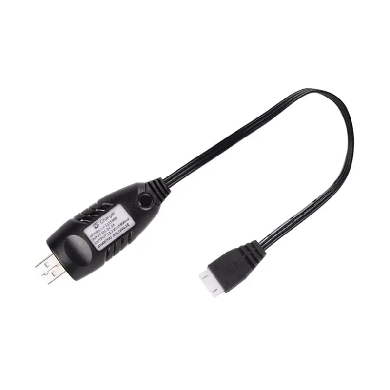 Xinyaa 11.1V 4 Pin LiPo Battery USB Charger Cable with 4Pin Connector for RC Car Boat Rock Crawler FPV Drone Quadcopter