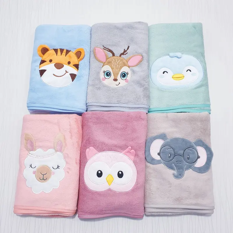 Handuk Bayi Karakter 3D Premium 50 cm x 100 cm Bahan Microfiber Baju Baby Gracia 1