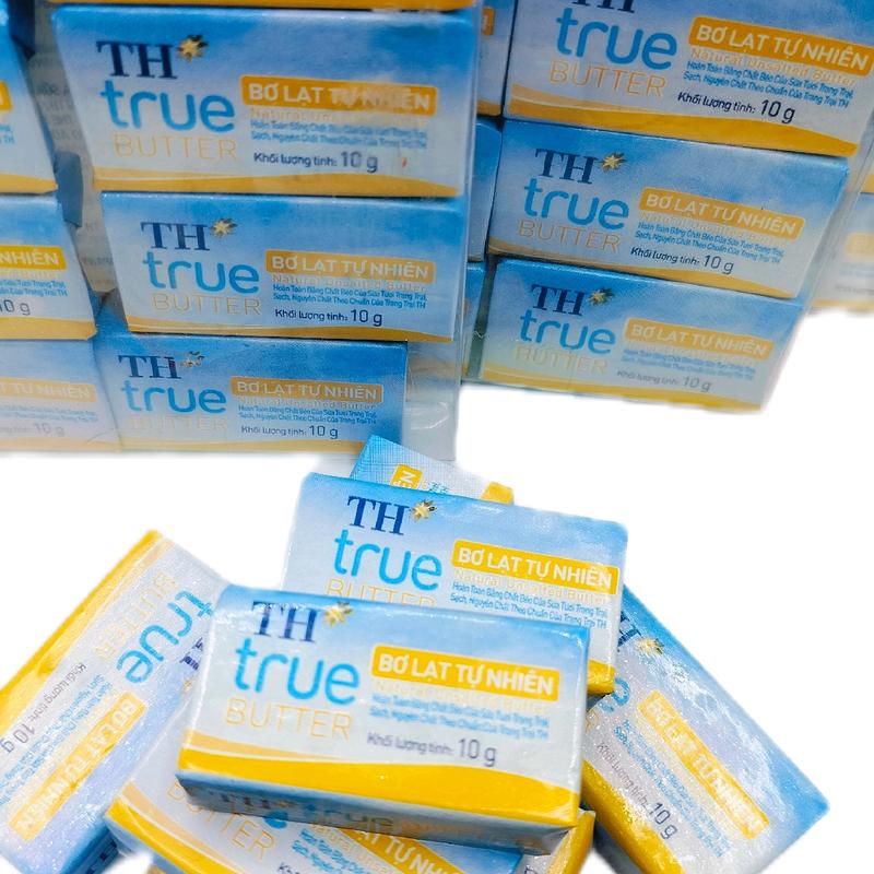Bơ lạt TH True milk vỉ 10 hộp mỗi hộp 10g bơ  true butter không Đường