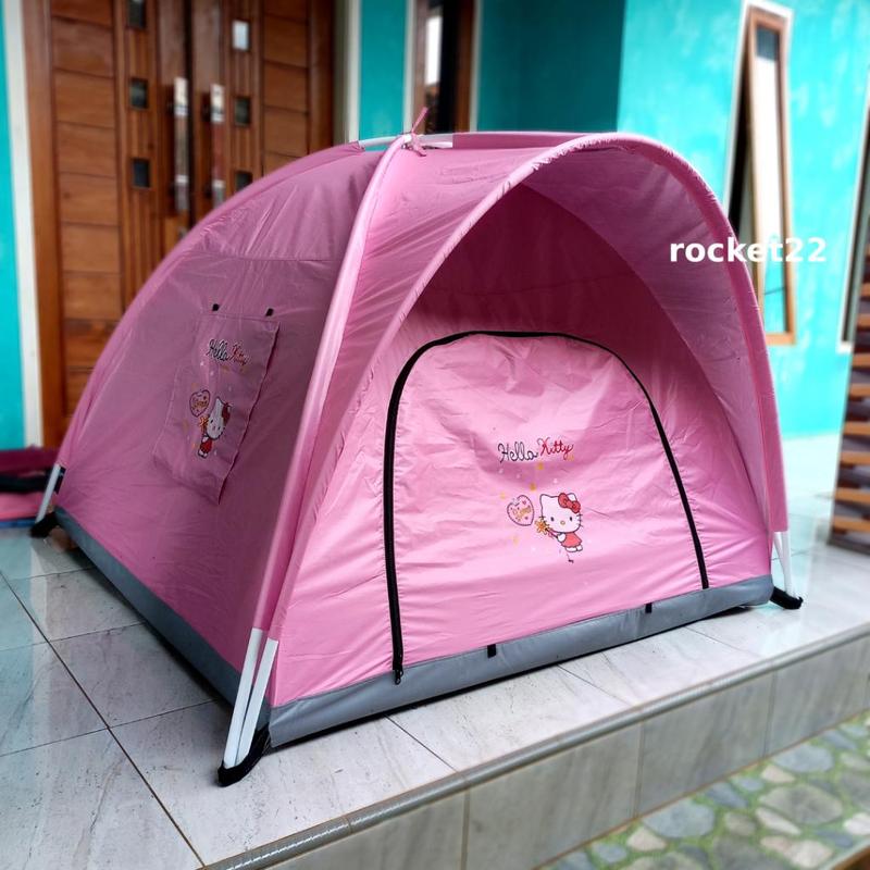 Product Introduction of Tenda Pink Baby dengan Karakter Hello Kitty dan Doraemon - Pilihan Ukuran 100cm, 120cm, dan 140cm anak hadiah Kado 1