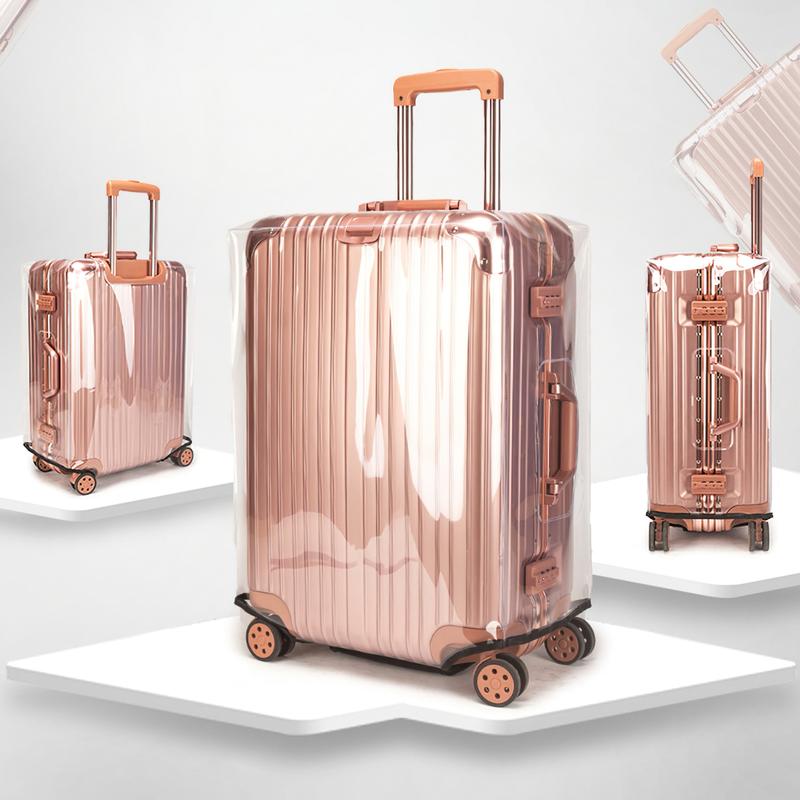Túi Trùm Chống Xước Cho Vali Cao Cấp, Vỏ bọc bảo vệ vali kéo trong suốt, 20 - 30 INCHES EASE LIFE Phụ Kiện Đồng 6