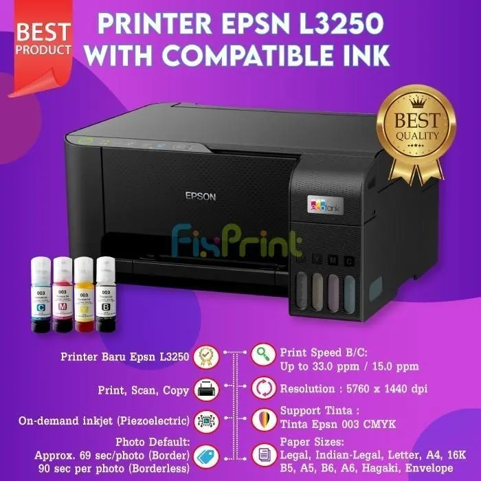 Epson EcoTank L3256 WiFi All-In-One Ink Tank Printer (Print-Scan-Copy) 4