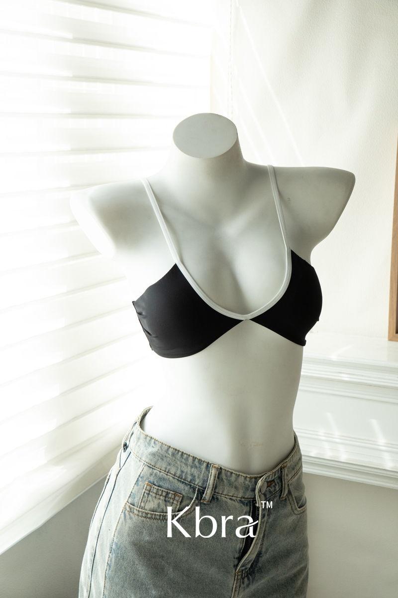 Product Introduction of Deep U Shell Cup Outer Wear Sexy Beautiful Back Underwear Women's Thin Small Breasts Seamless No Rims Pure Desire Bra 16