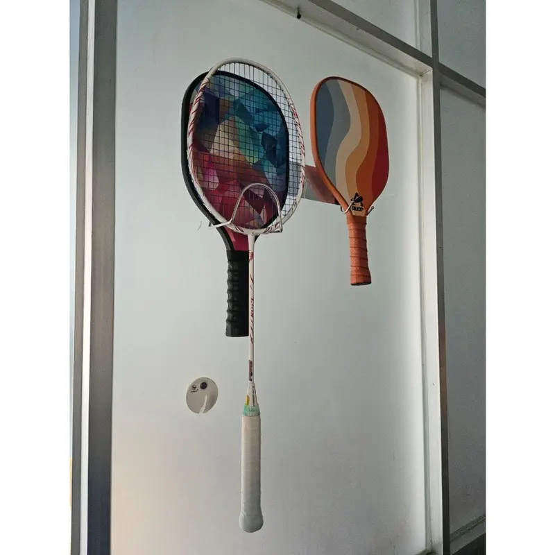 [HỎA TỐC] ⬛️ NHIỀU MÀU ⬛️ Móc treo vợt và banh PICKLEBALL cao cấp cực đẹp vợt 5