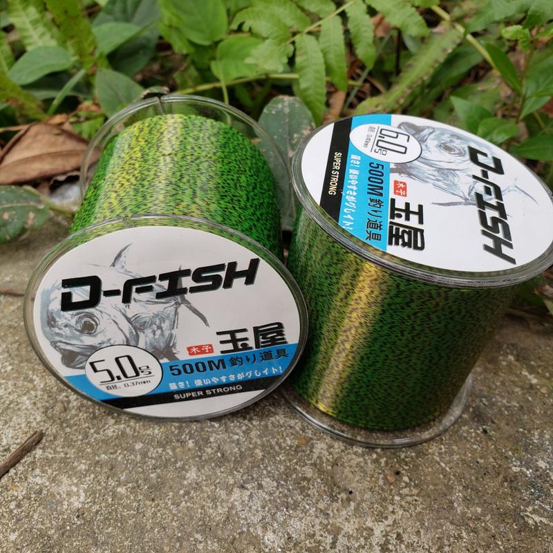  Cước Câu Cá Tàng Hình D-FISH Dài 500m Day Câu Cá 3D Tải Cá Lớn 