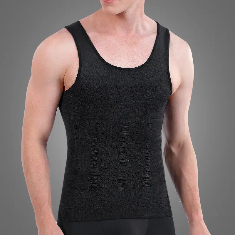 Áo nịt bụng nam Gile Singlet Cho Áo định hình Áo ép cơ thể nam 8