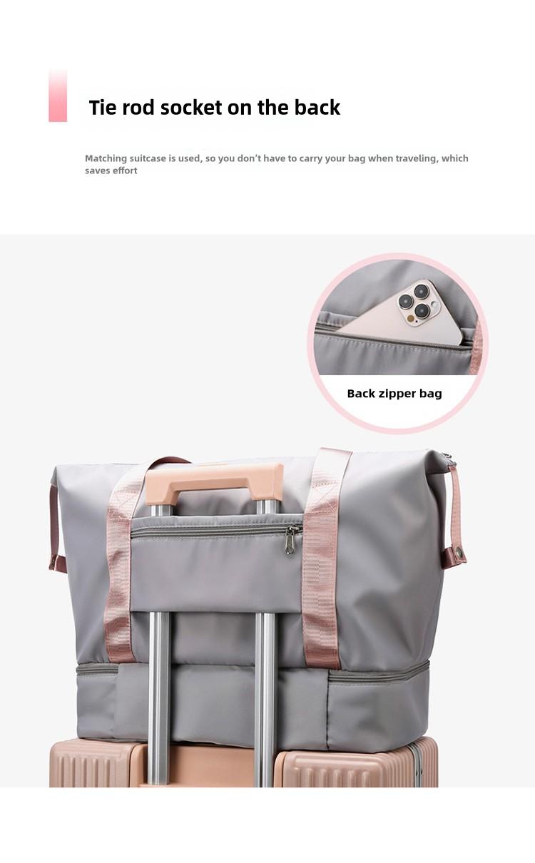 Product Introduction of Sports Workout Travel Handbag, Short Distance Lightweight Water-Proof Bag, Shoe Bag, New Portable Trolley Case, Large-Capacity Luggage Bag, Storage Gym Bag 4