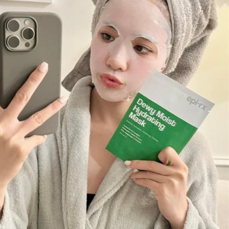 Mặt nạ cấp ẩm phục hồi EPI-RX Epi-rx Dewy Mask hộp 5 miếng 3