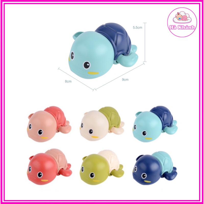 Đồ chơi nhà tắm rùa con tự bơi trong nước cho bé
