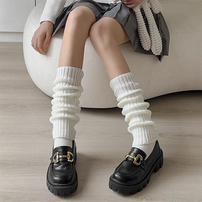  Vớ Len Giữ Ấm Tất Ống Chân Y2k mã V37 Vải Len Dệt Kim Cao Cosplay Phong Cách Lolita Nhật Bản Cho Nữ - V37 