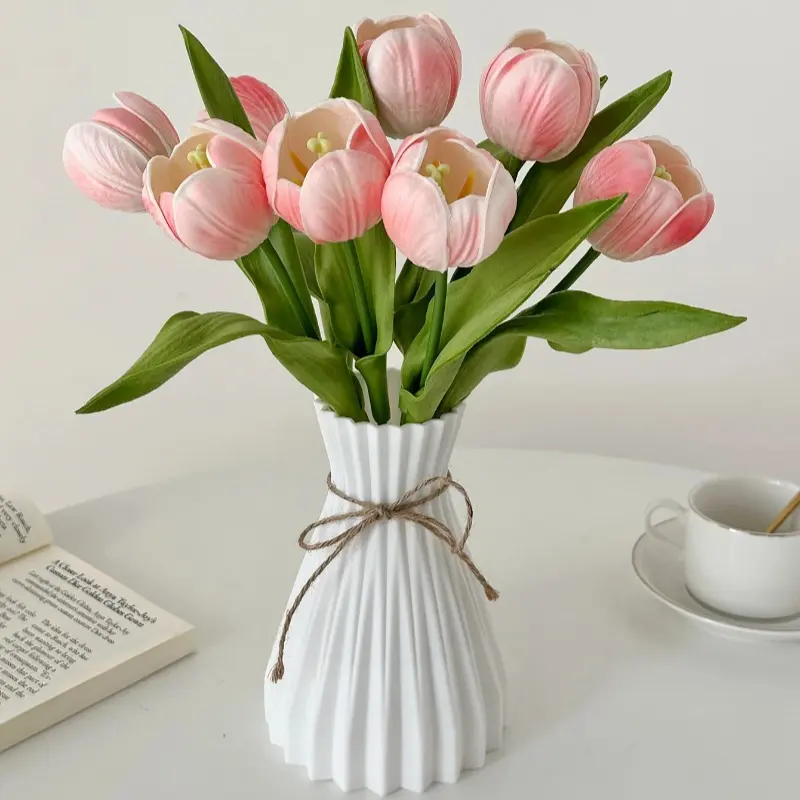 Hoa Mô Phỏng, Hoa Tulip Gradient Bó Hoa Quà Tặng Lãng Mạn, Đồ Trang Trí Và Đồ Trang Trí Hoa Phòng Khách Bàn Ăn, Đồ Trang Trí Hoa