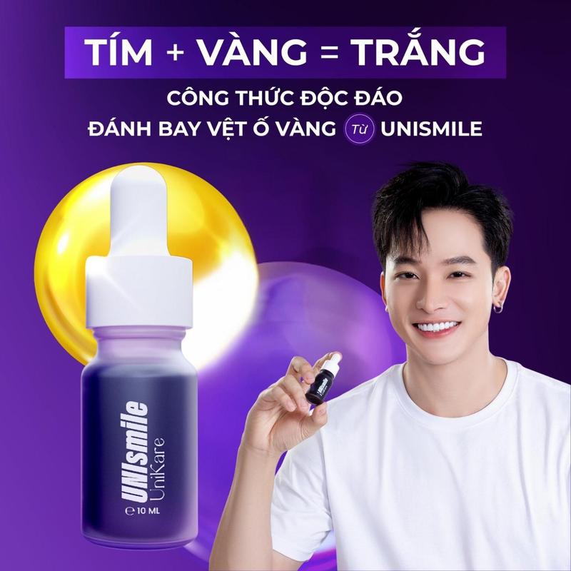 [Combo 2 Chai] Serum Hỗ Trợ Trắng Răng Unismile, Hỗ Trợ Cải Thiện Vết Ố Vàng 10ml 3