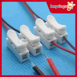 Konektor Kabel 2 Pin 3 Pin Penyambung Kabel Listrik Pencet