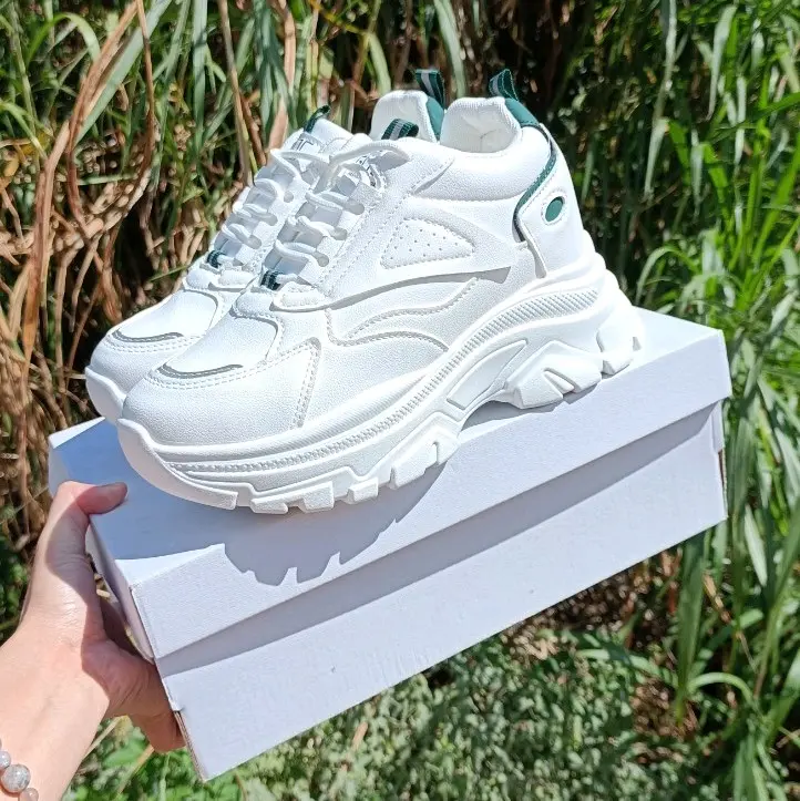 TĂNG 1 SIZE - Giày thể thao độn đế da 9p S hàng chuẩn QC Sneaker 7