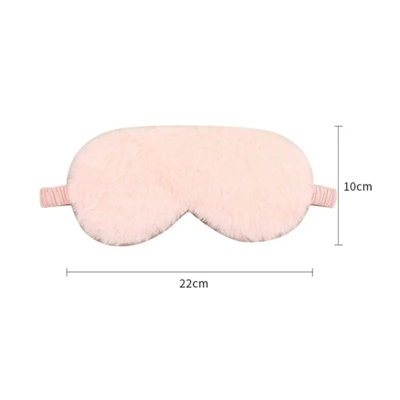 Bịt Mắt Nắng Mắt Đám Mây, Thoải Mái, Nhồi Bông Và Lông Thỏ Giả, Mềm Mại, Thích Hợp Để Ngủ, Mặt Nạ, Dễ Thương 2