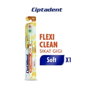 Ecer - ￼Ciptadent Sikat Gigi Flexi Clean Soft Gusi Crystal Clean Mulut