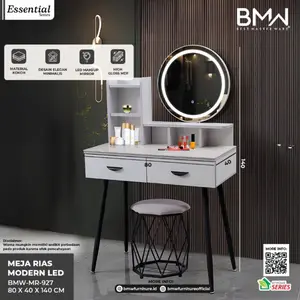 Meja Rias Minimalis - Meja Rias Modern LED