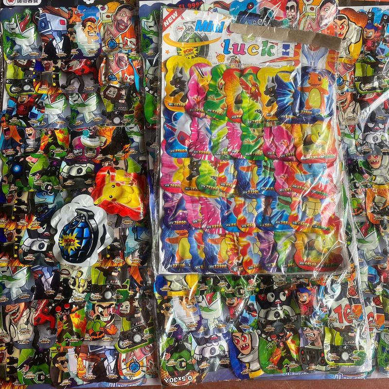 GIAO SỈ 60-40 Túi Pokemon Hoạt Hình Ngẫu Nhiên TIỆM NHÀ SAM, skibidi tolet,siêu nhân Đồ Chơi Giai trí vui nhộn  Giảm Stress Toy