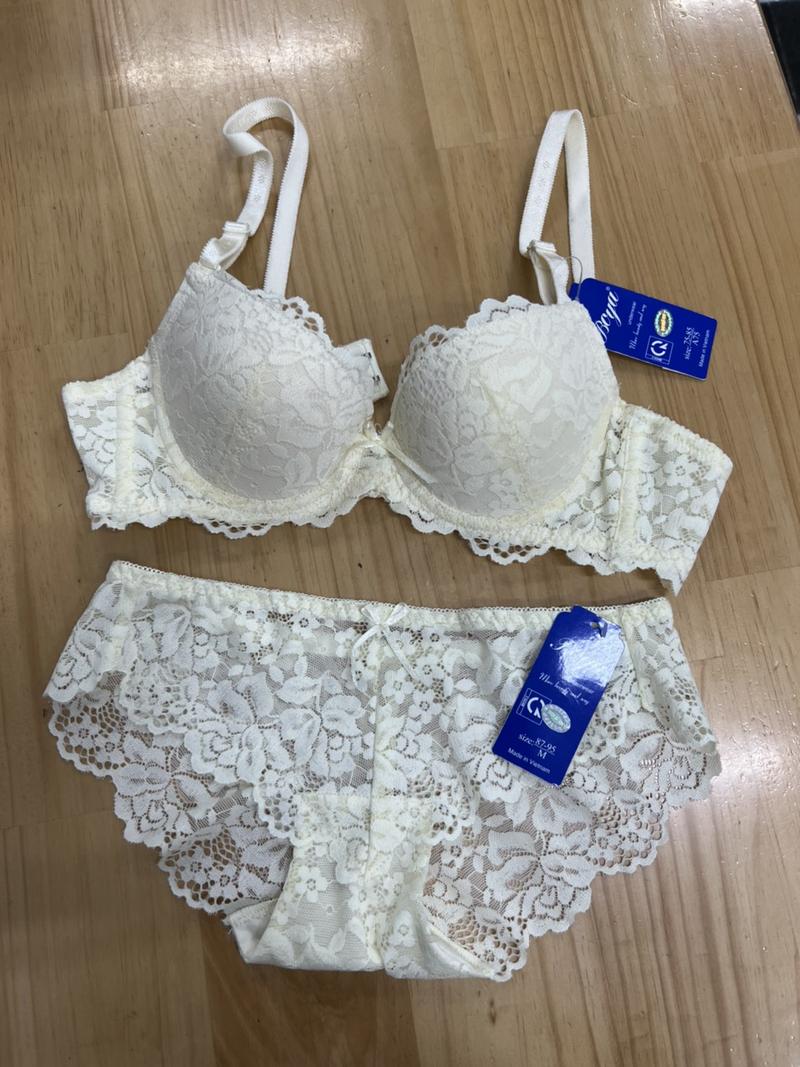 Product Introduction of [BOYA522] Combo đồ lót REN, áo ngực MỎNG có gọng, 2 móc cài và quần lót ren - Áo Quần Lót 5