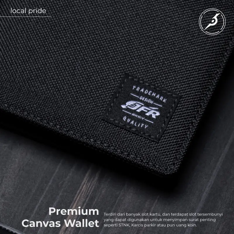 JFR Dompet Pria Bahan Kanvas JP10 6