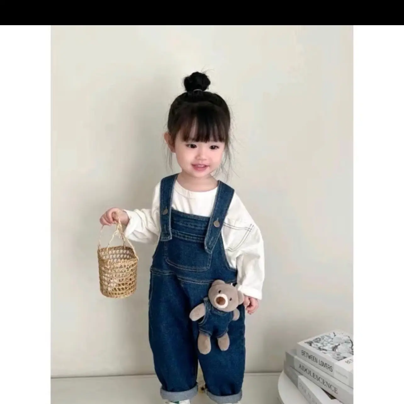 YẾM JEAN cho bé kèm gấu siêu kute dễ thương.