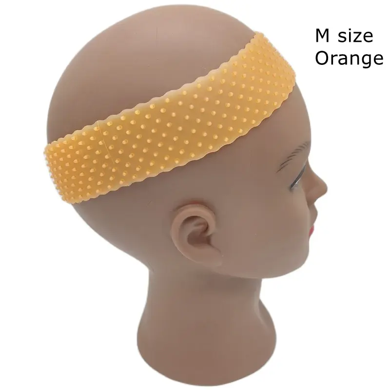 1 piece Quality transparent silicone headband for wear wig soft hair band wig grip for lace wig