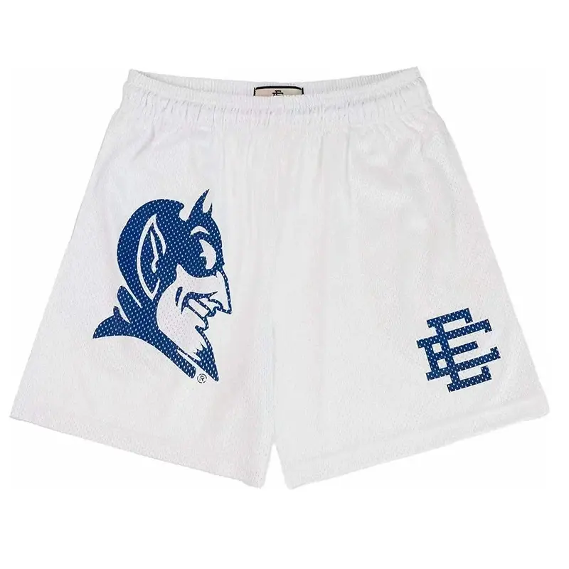 Eric Emanuel EE Lưới Cơ Bản Quần Đùi, In Hoa Cổ Điển, Quần Đùi Tập Gym, Dành Cho Nam, Thích Hợp Tập Gym, Bóng Rổ, Thể Thao, Trang Phục Thường Ngày Hàng Mới Về Mùa Hè Sport 2