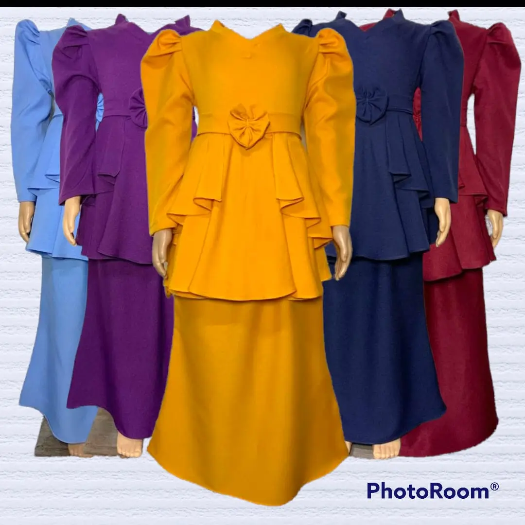 baju raya peplum budak  desing baru Clothing
