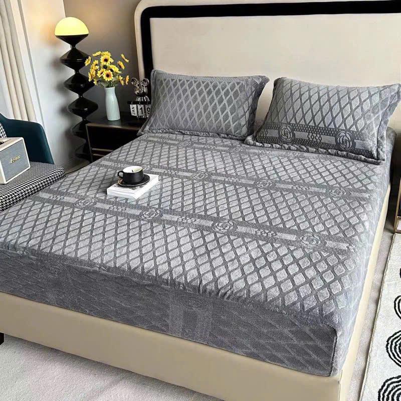 Product Introduction of Bộ ga 3 món nỉ nhung COCO mền mịn , bộ ga gối nỉ nhung bọc đệm công nghệ mới thoáng khí 1