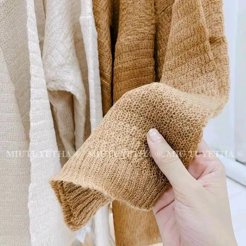 Áo Khoác Cadigan Mỏng Phong Cách Hàn - Áo cadigan Mỏng Nhẹ Hàng QC 6