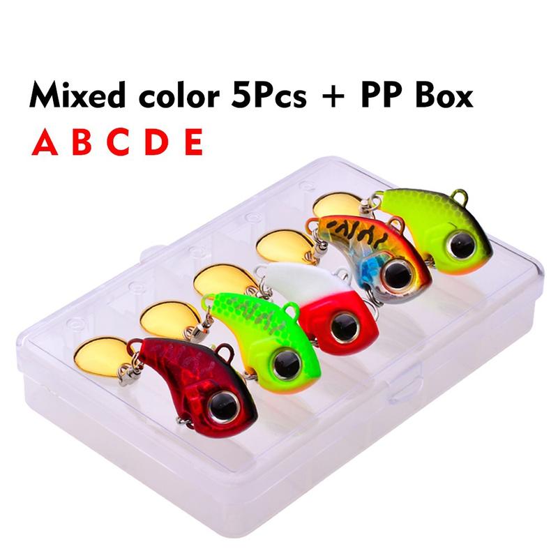 Product Introduction of Quality artificial goat speed saltwater fishing lead jigging metal jig lure5g7g10g14g 20g Rotating Metal Vib Vibration Bait Spinner Spoon Fishing Lure Jig 0