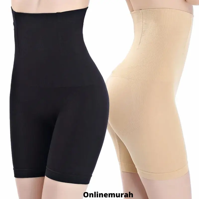Korset Pelangsing Pengecil Perut / Korset Celana Pelangsing Perut Buncit / Korset Wanita Nylon 4 tulang Penyangga 4