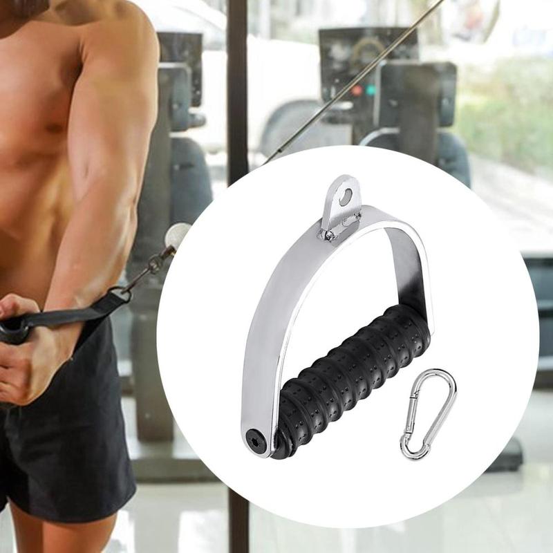 Pull Down Bar Handle Equipment Tricep Row Handle Exercise Handle Cable Machine Handle Attachment for Home Gym Exercise Workout 3