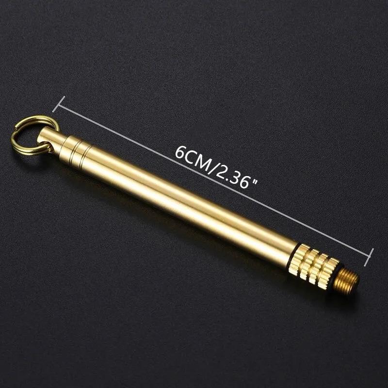Product Introduction of Titanium Outdoor EDC Portable Multi-Purpose Toothpick Bottle Fruit Fork Camping Tool Toothpick Tube Is More Durable Than Floss 4
