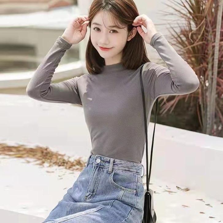 Áo giữ nhiệt nữ CÓ LÓT NỈ cổ cao 3P dáng ôm dày dặn co giãn tốt 7