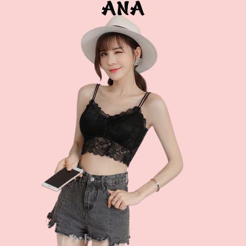 Áo Lót Bra Ren Hoa 2 Dây Chất Đẹp ANA 8812 Nữ