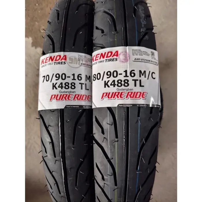 Ban Motor Ring 16 Kenda K488 70/90 80/90 Tubeless Nouvo , Skywave , Hayate - 70/90-16