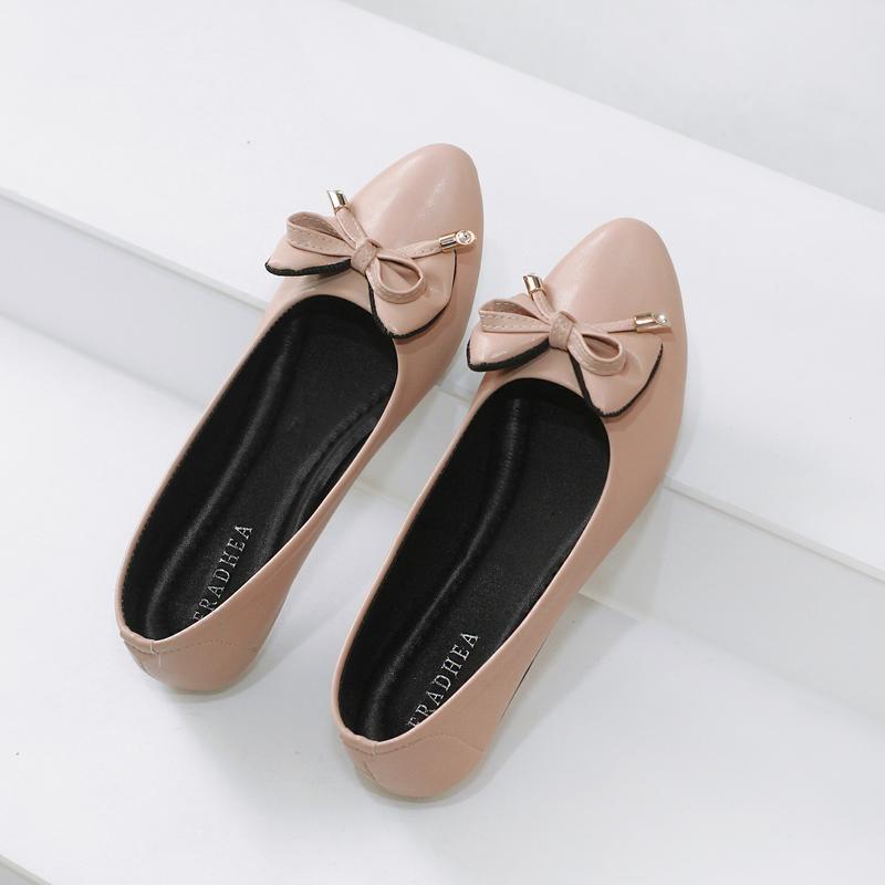 Morilovy Flat Shoes Karet Wanita Sandal Balet Tali Pita Sintetis LT 11 1