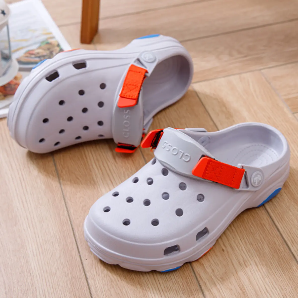 LUCKY7 Simple Design Lightweight Non-Slip Water-Resistant Clogs For Men And Women Boy Shoes Footwear Sandal Summer Walking Shoes Comfort Nail Dance Hip