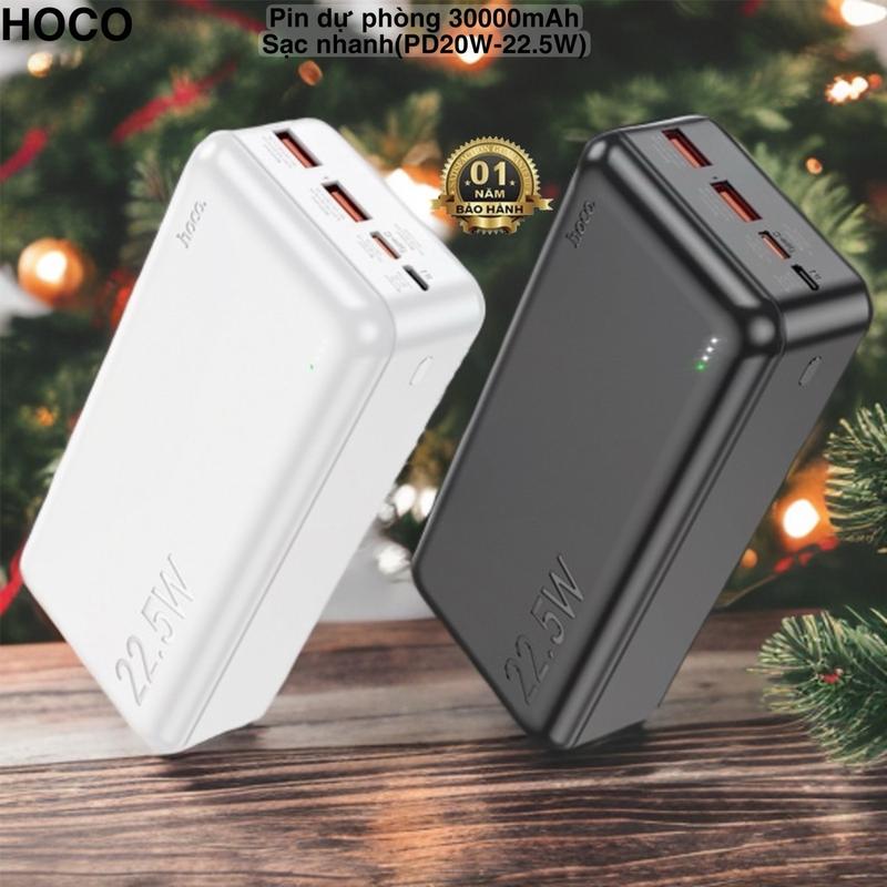    TẶNG CÁP SẠC NHANH  Pin sạc dự phòng J101B 30000mAh sạc nhanh 22.5W Sạc Điện Thoại Pin Dự Phòng Phụ Kiện 