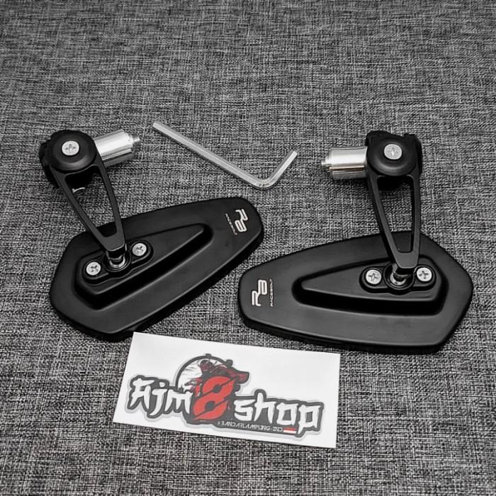 PAKET 2IN1 HANDGRIP RCB HG55 + SPION JALU OVAL COCOK UNTUK SEMUA MOTOR - GRIP RCB+SPION OVAL 7