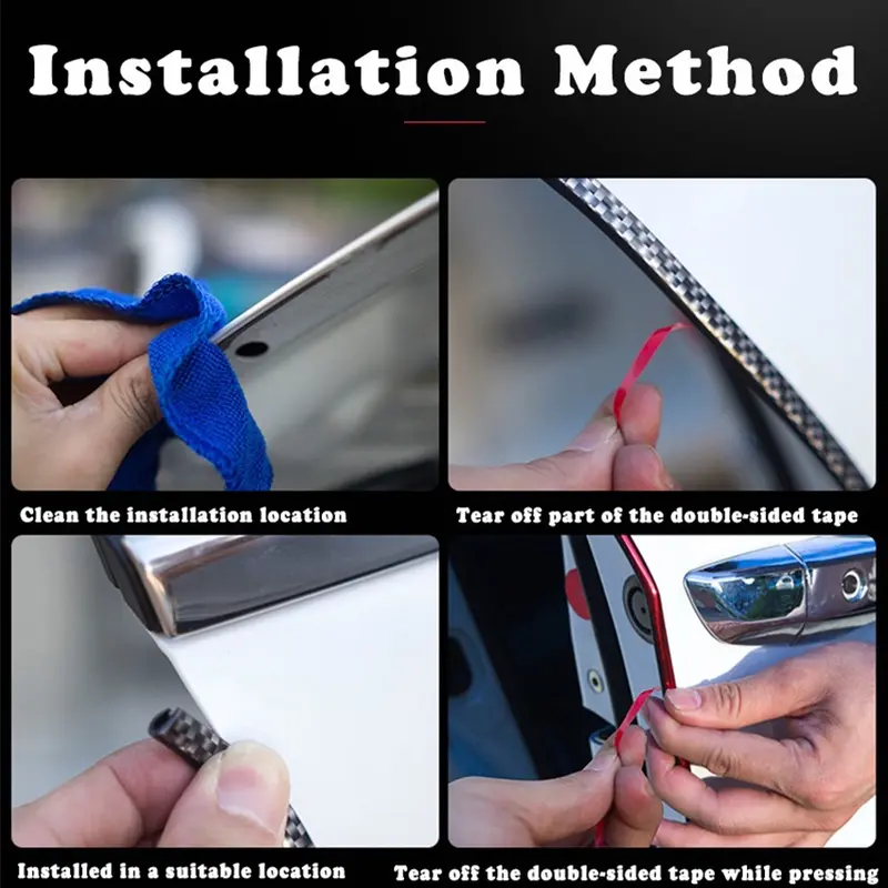 Seal Strip Karet 5meter Universal Pelindung Pinggiran Pintu Tipe U Mobil Kedap Suara 5