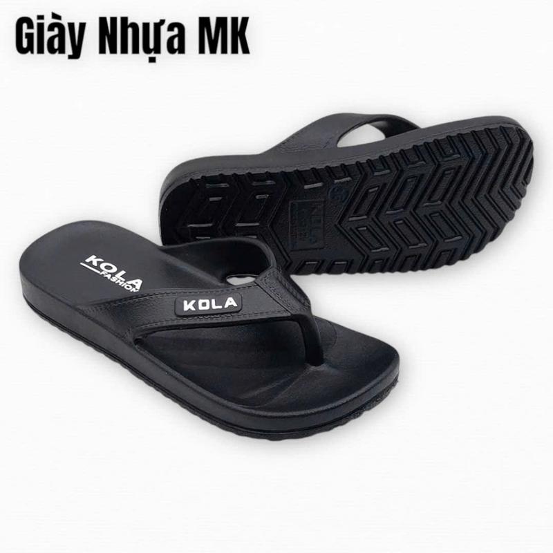Dép kẹp tông xỏ ngón nam nữ Kola đúc ép nguyên khối siêu nhẹ siêu bền chống nước đi mưa đi biển - DL269 2