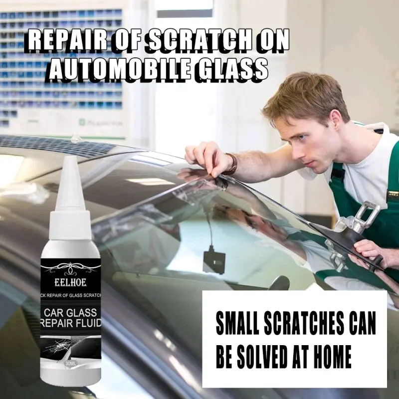 Resin Reparasi Kaca Mobil Retak Lecet Car Repair 30ml  Car Window Crack Repair